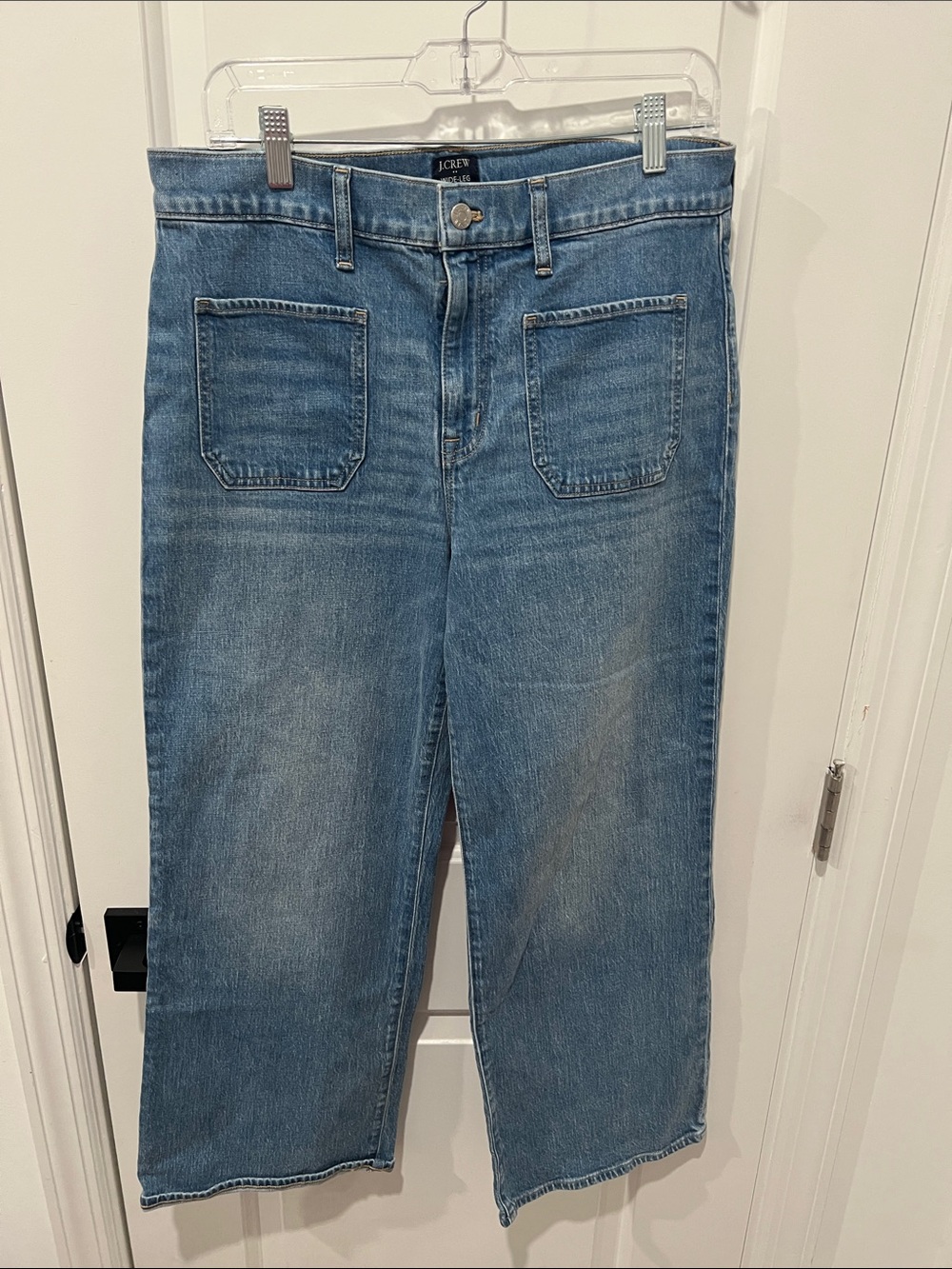 J.Crew Wide Leg Cropped Jeans Size 29